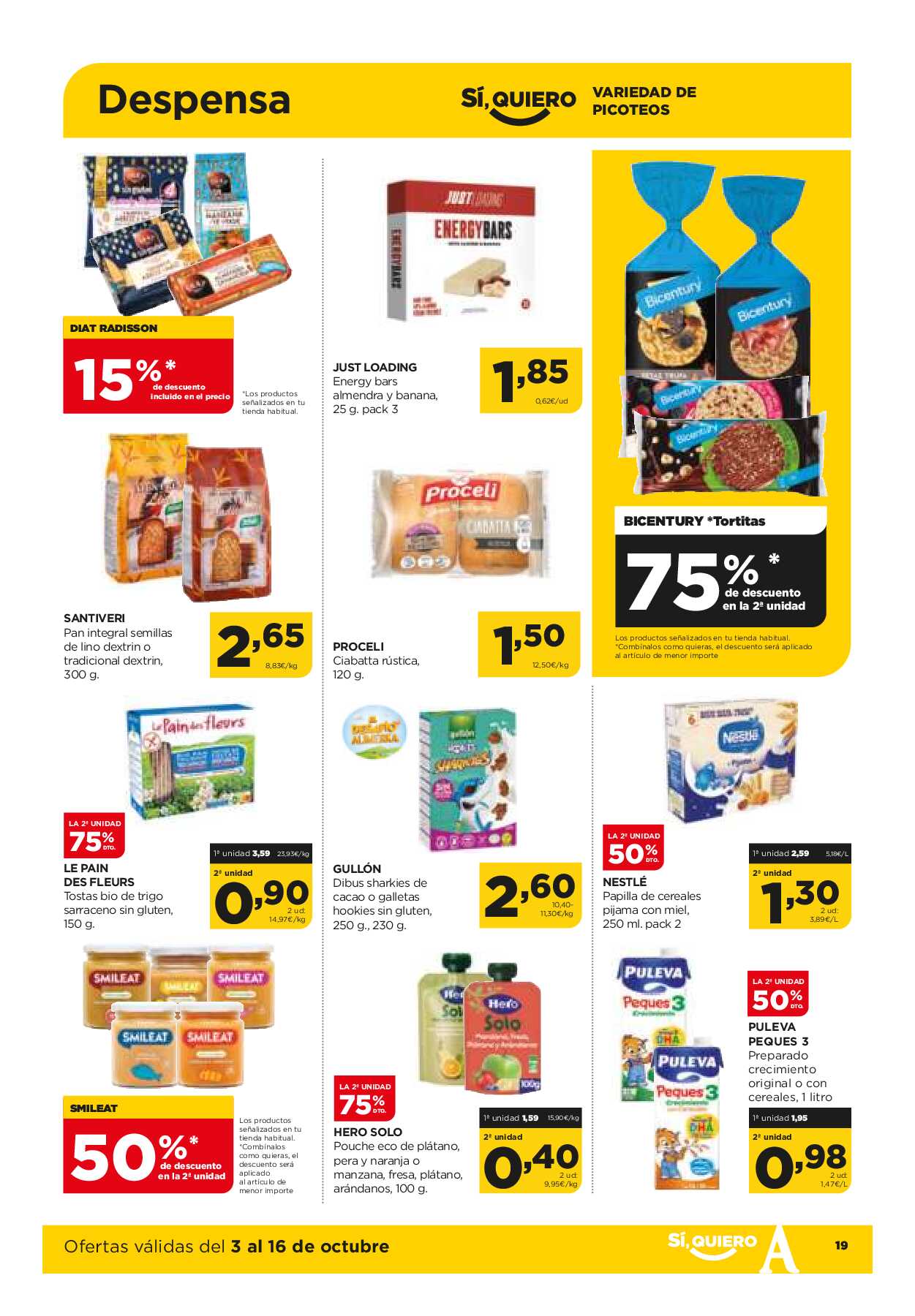 Ofertas quincenales Alimerka. Página 19