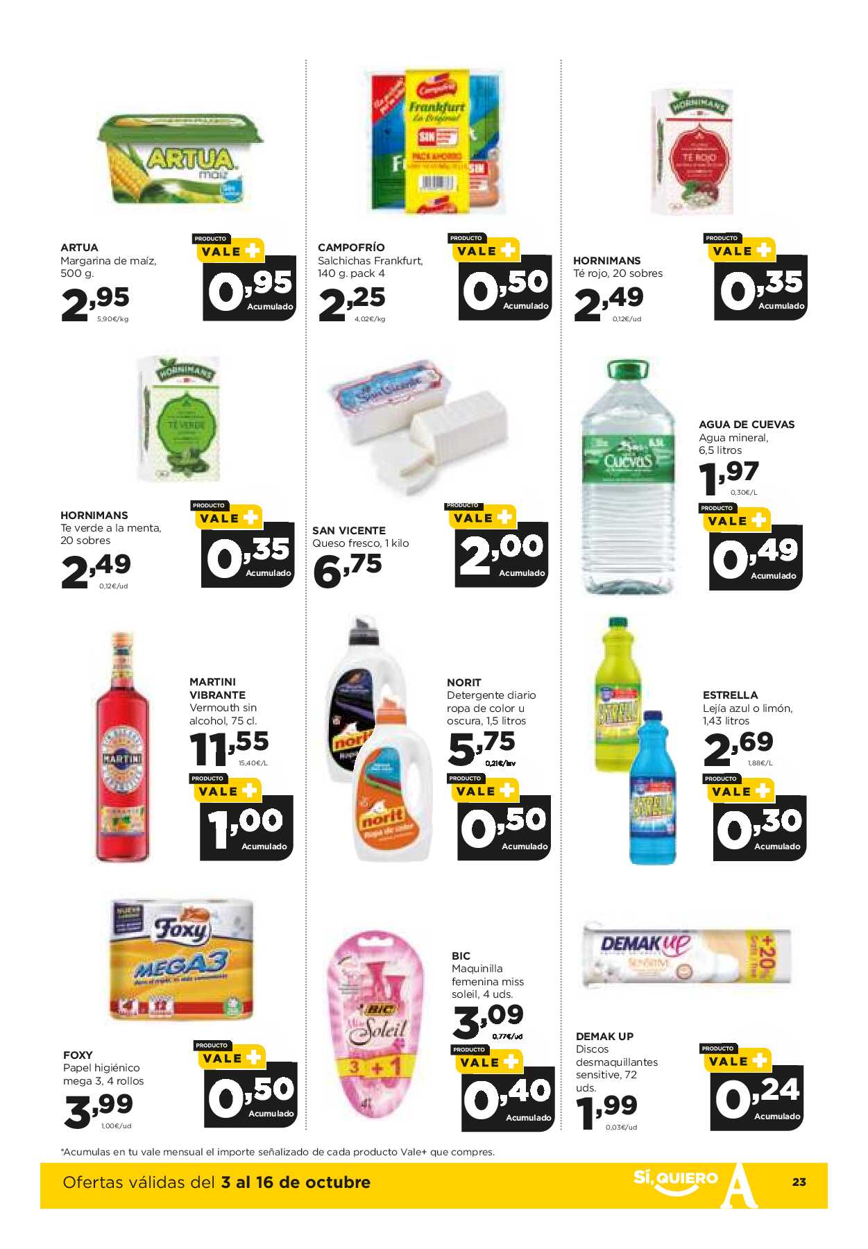 Ofertas quincenales Alimerka. Página 23