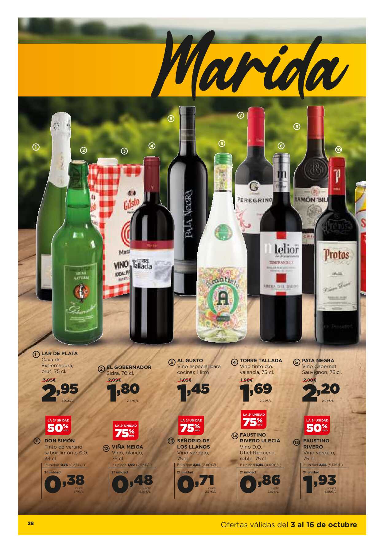 Ofertas quincenales Alimerka. Página 28