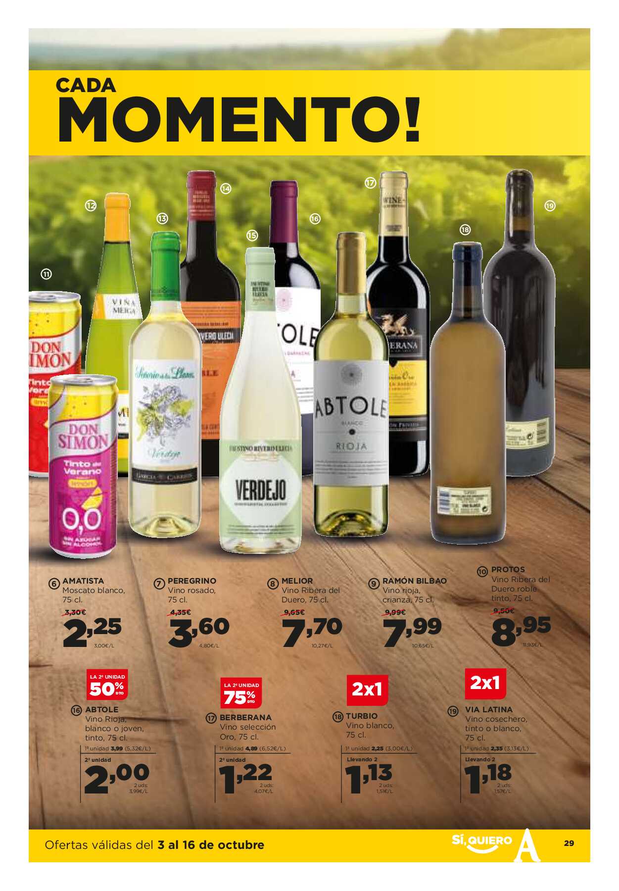 Ofertas quincenales Alimerka. Página 29