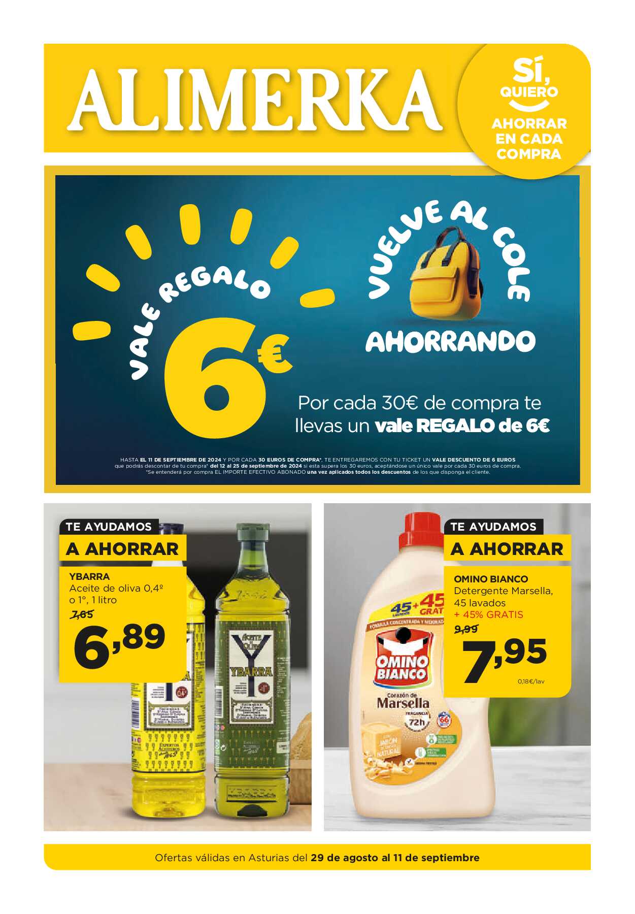 Ofertas quincenales Alimerka. Página 01