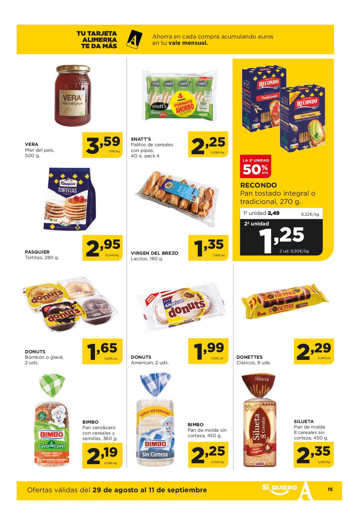 Ofertas quincenales Alimerka. Página 16