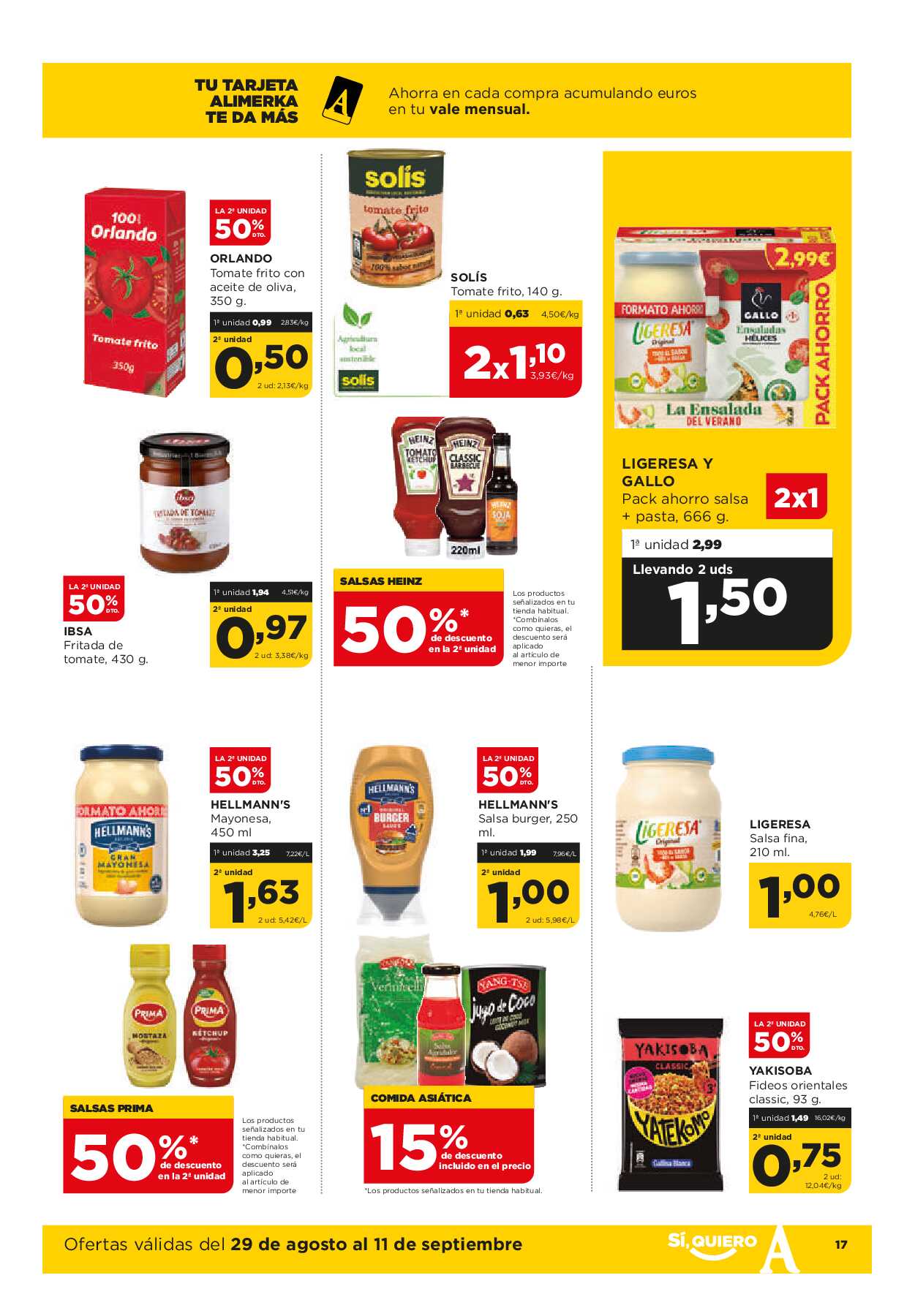 Ofertas quincenales Alimerka. Página 18