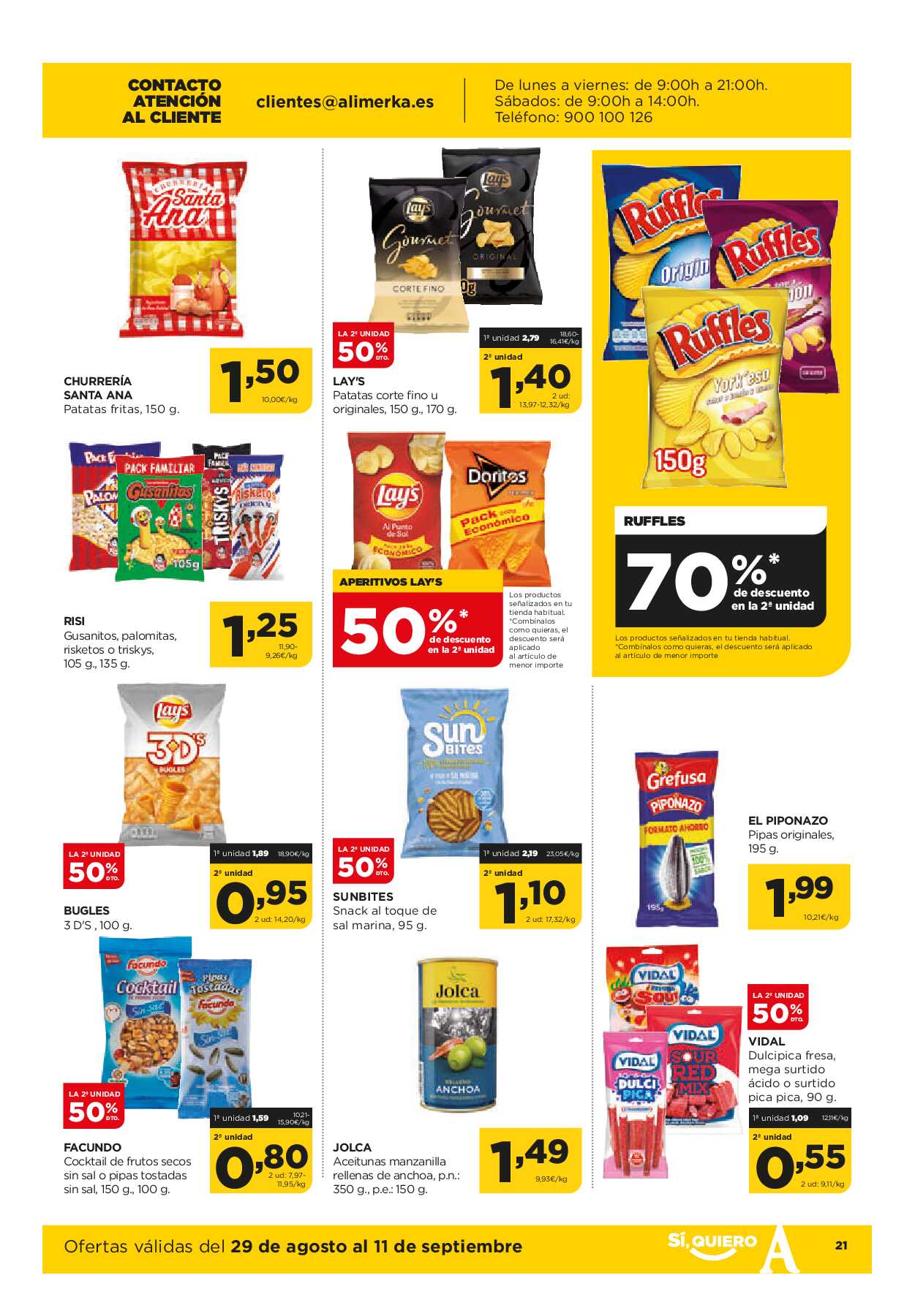 Ofertas quincenales Alimerka. Página 22