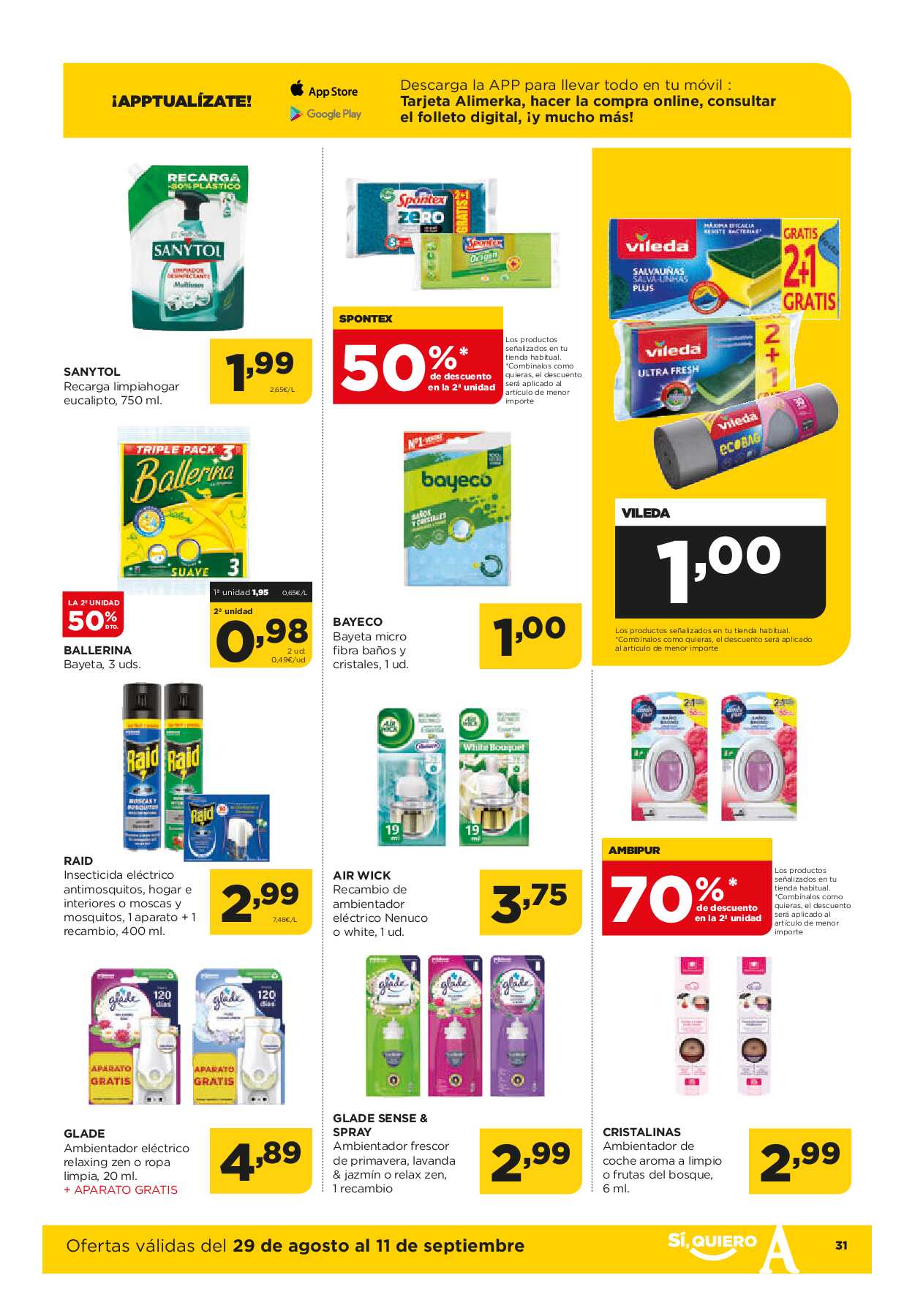 Ofertas quincenales Alimerka. Página 32