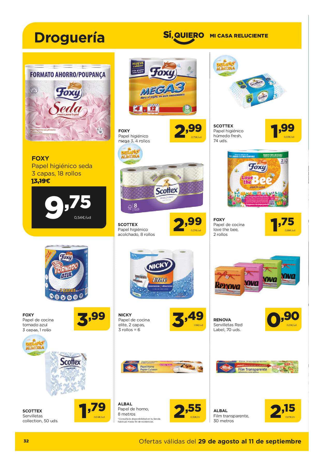 Ofertas quincenales Alimerka. Página 33