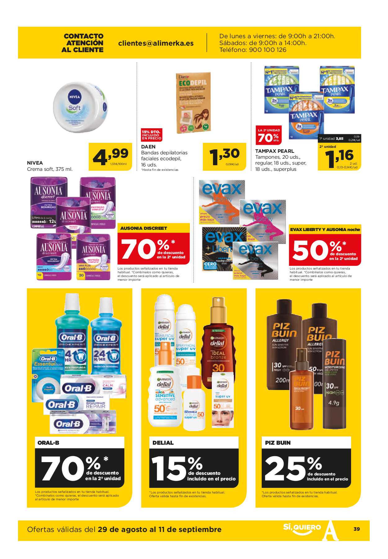 Ofertas quincenales Alimerka. Página 40