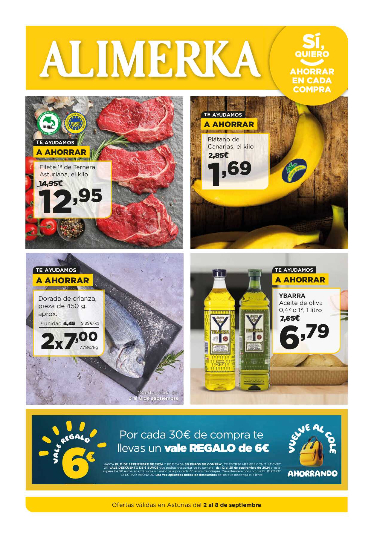 Ofertas semanales Alimerka. Página 01