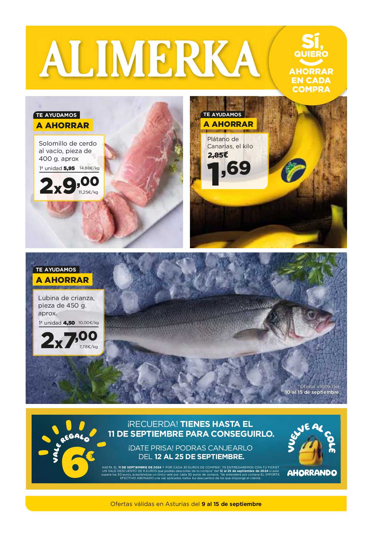 Ofertas semanales Alimerka. Página 01