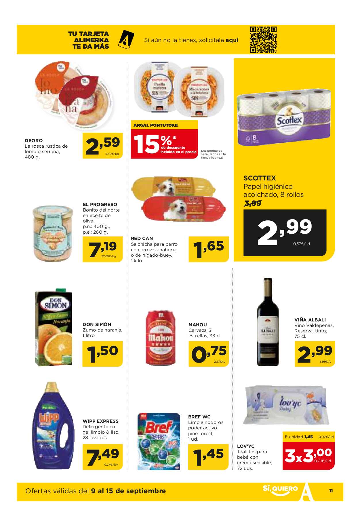 Ofertas semanales Alimerka. Página 11