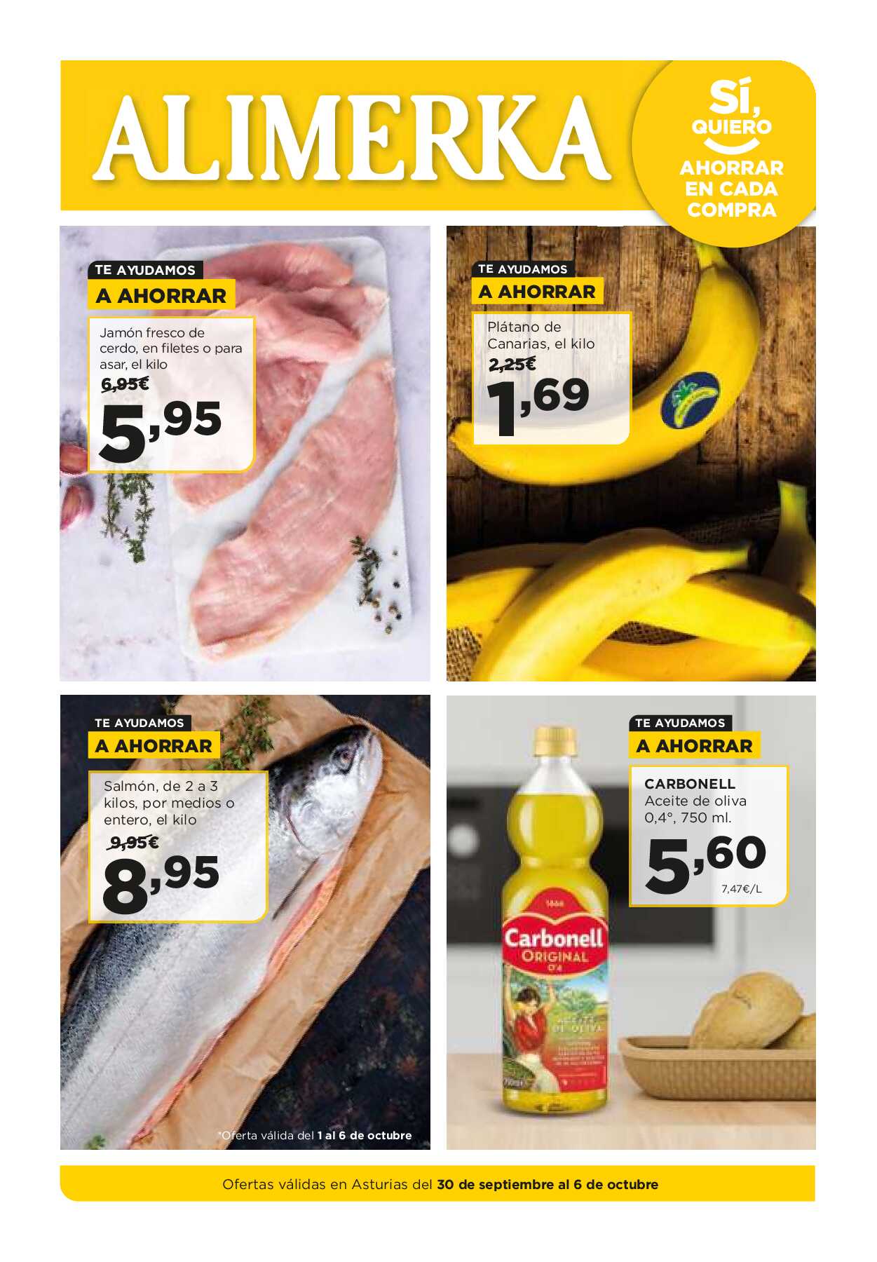 Ofertas semanales Alimerka. Página 01