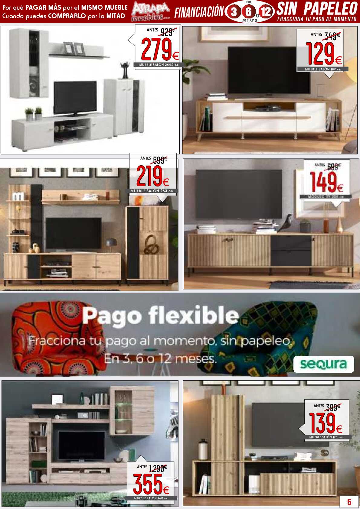 Catálogo ofertas septiembre Atrapamuebles. Página 05