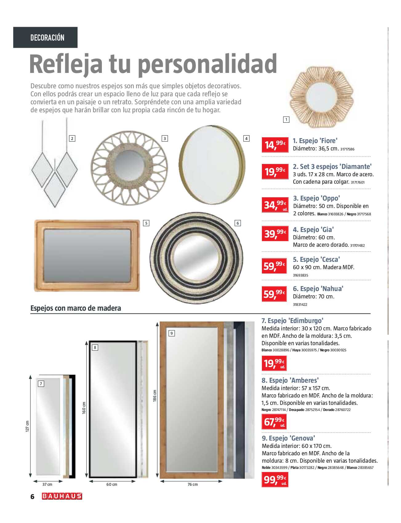 Ofertas bricolaje, reformas, decoración y jardín Bauhaus. Página 06