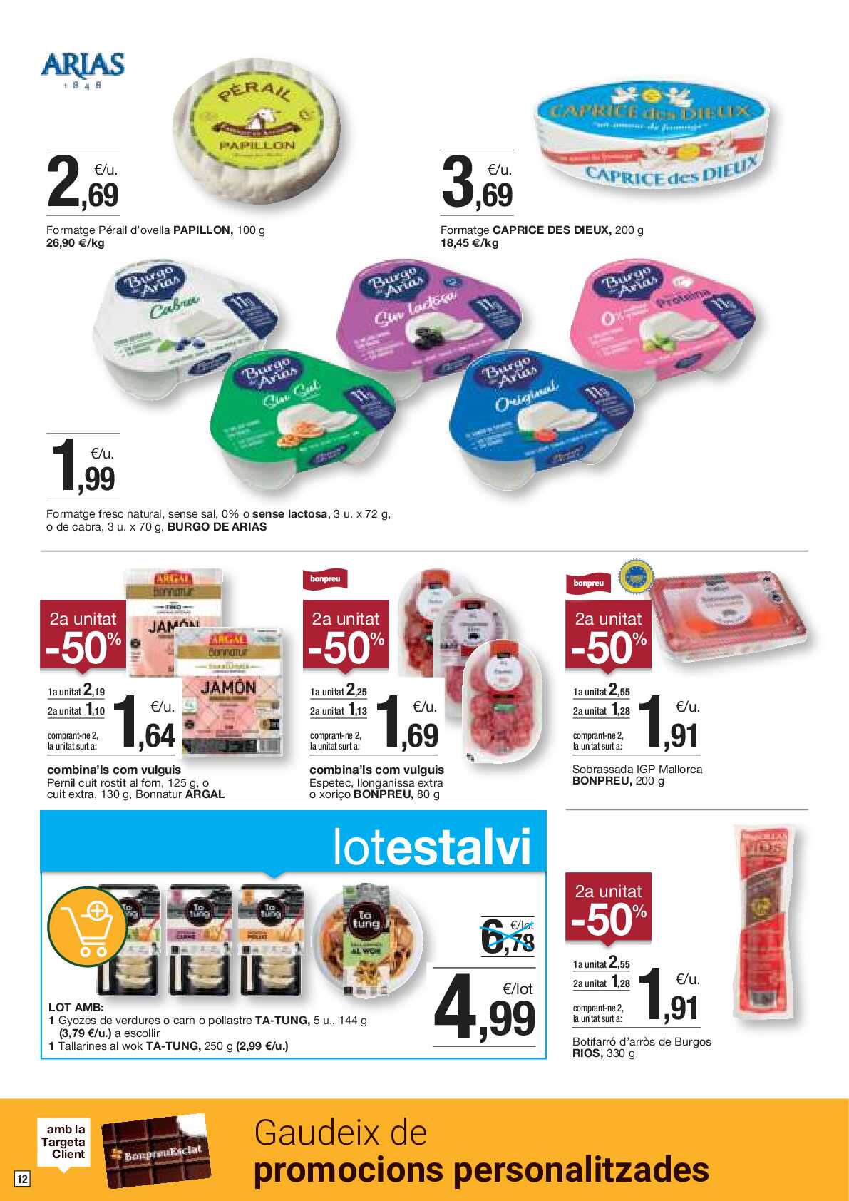 Catálogo de ofertas Bonpreu. Página 12