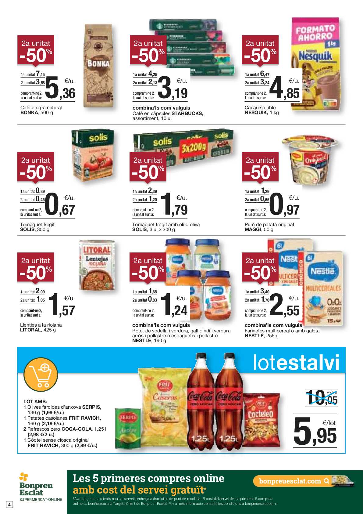 Ofertas quincenales Bonpreu. Página 04