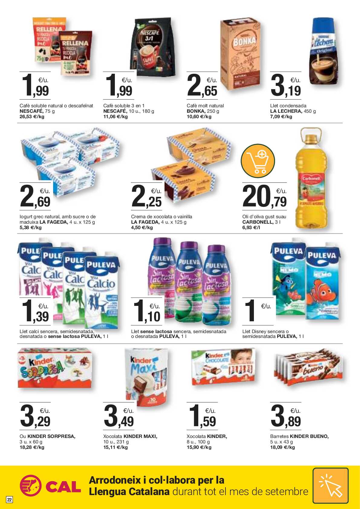 Ofertas quincenales Bonpreu. Página 22