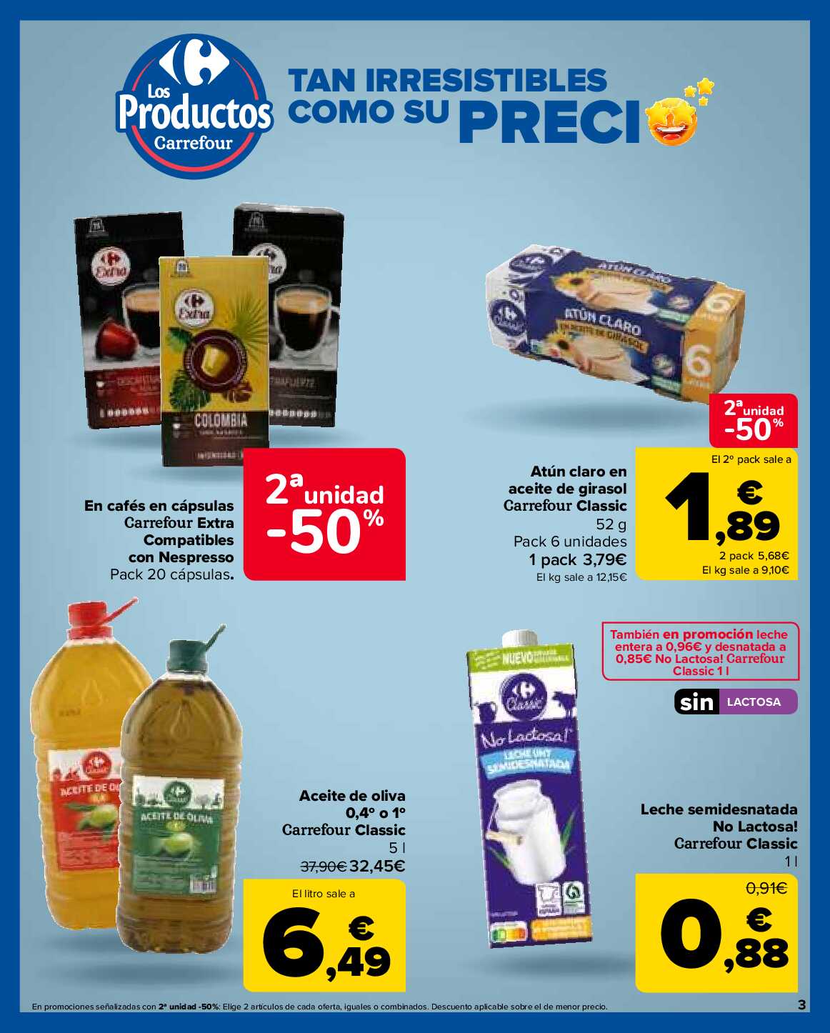 2x1 en más de 1600 productos Carrefour. Página 03