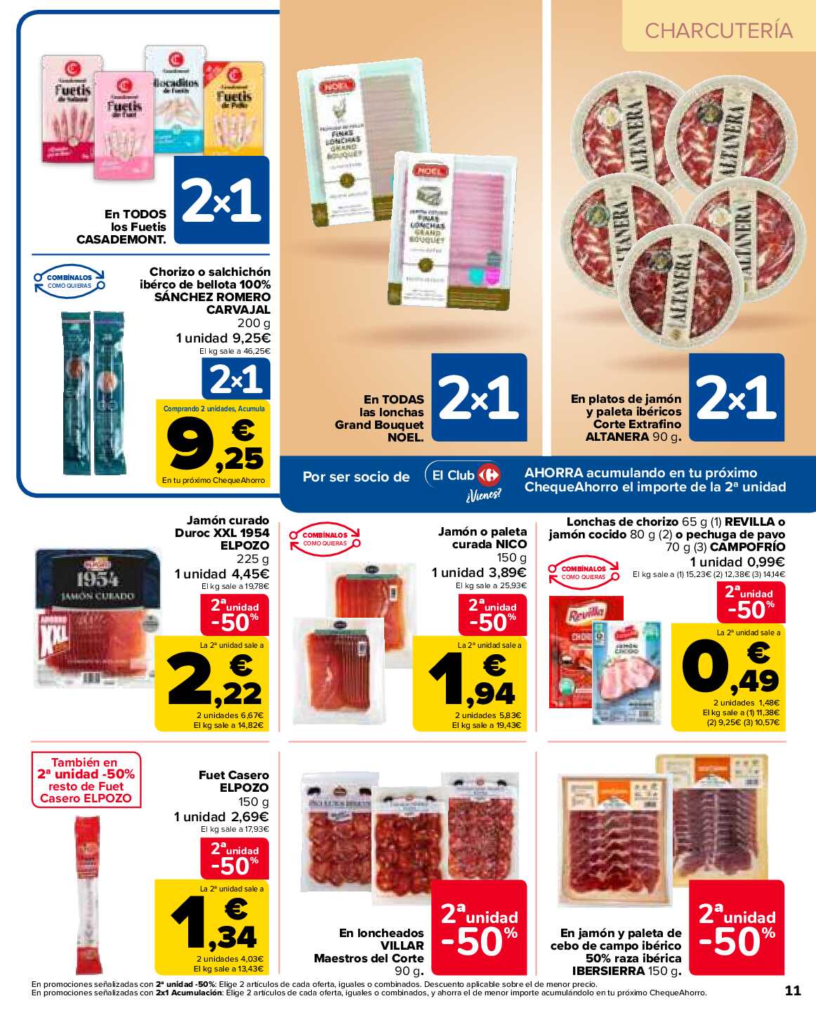 2x1 en más de 1600 productos Carrefour. Página 11