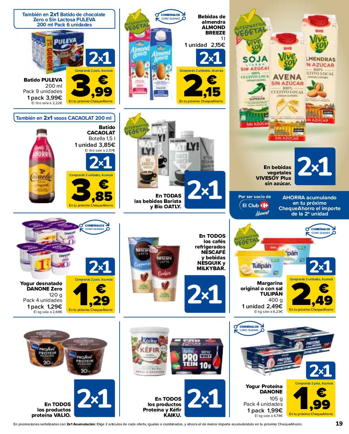 2x1 en más de 1600 productos Carrefour. Página 19