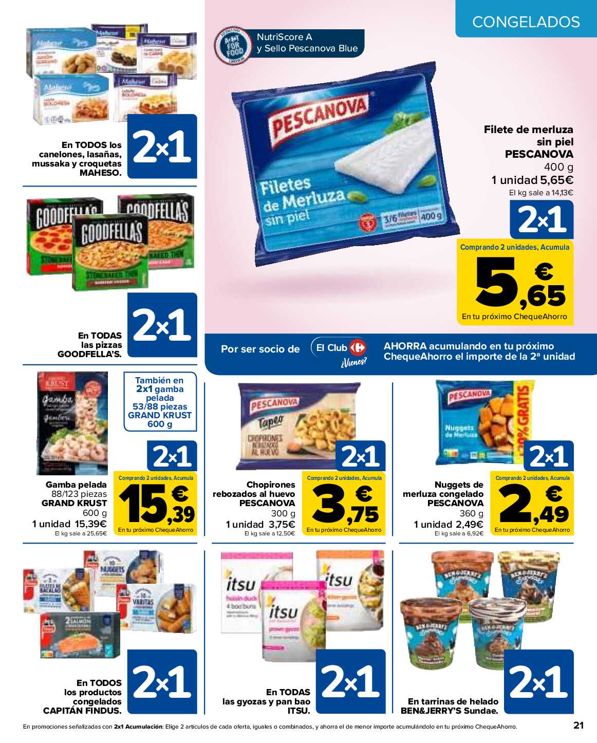 2x1 en más de 1600 productos Carrefour. Página 21