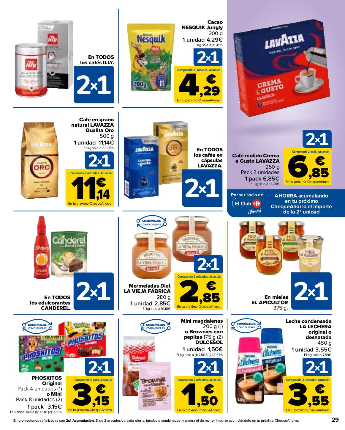 2x1 en más de 1600 productos Carrefour. Página 29