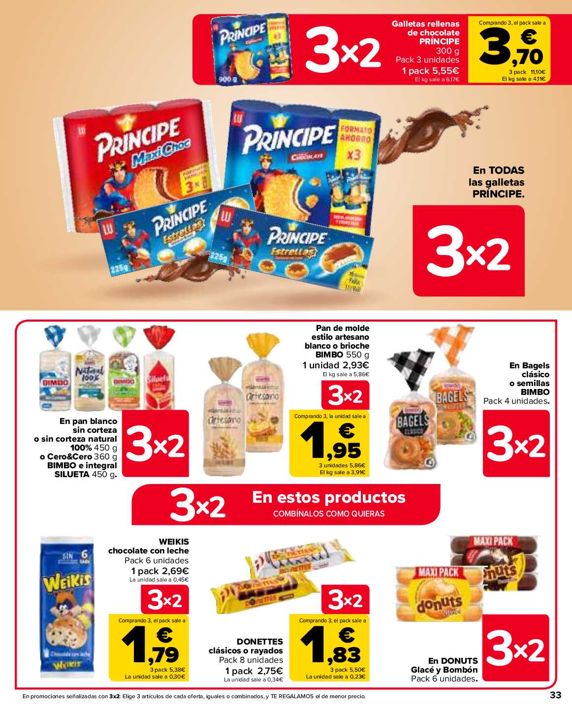 2x1 en más de 1600 productos Carrefour. Página 33