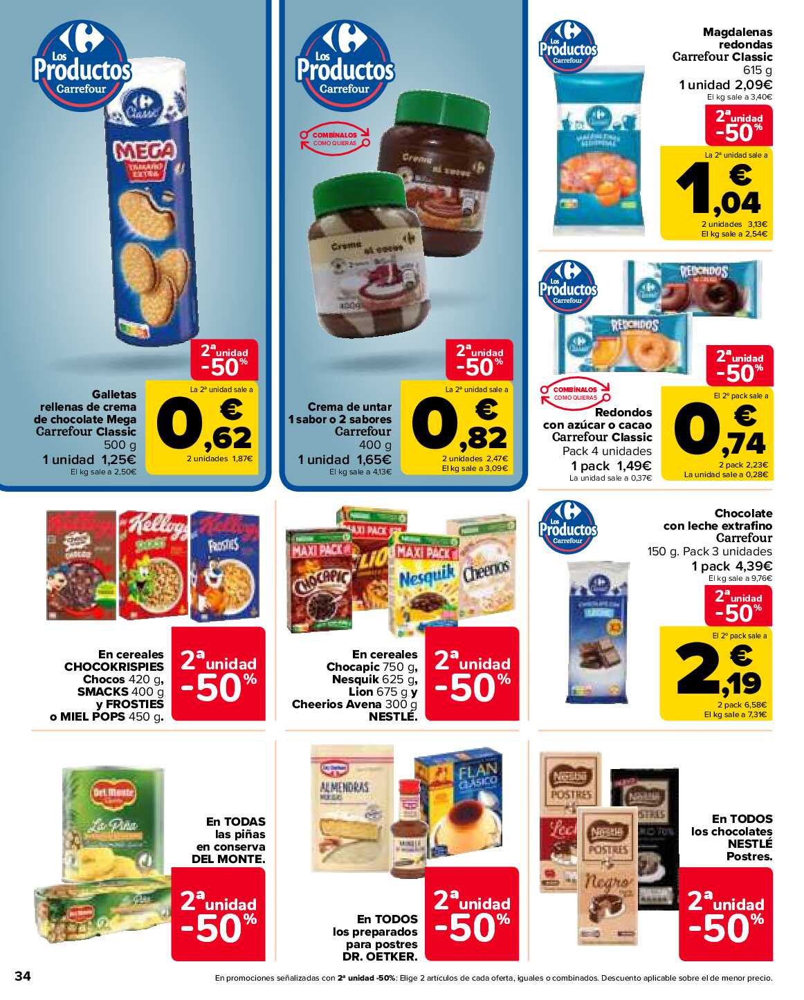 2x1 en más de 1600 productos Carrefour. Página 34