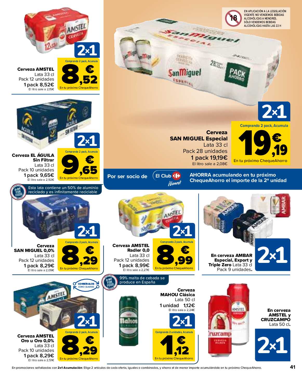 2x1 en más de 1600 productos Carrefour. Página 41