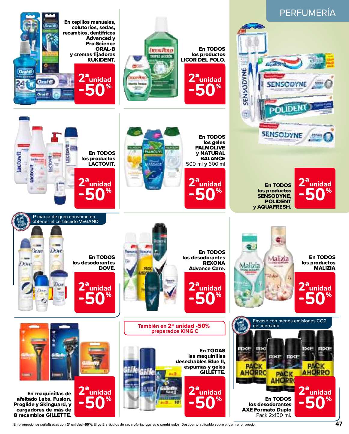 2x1 en más de 1600 productos Carrefour. Página 47