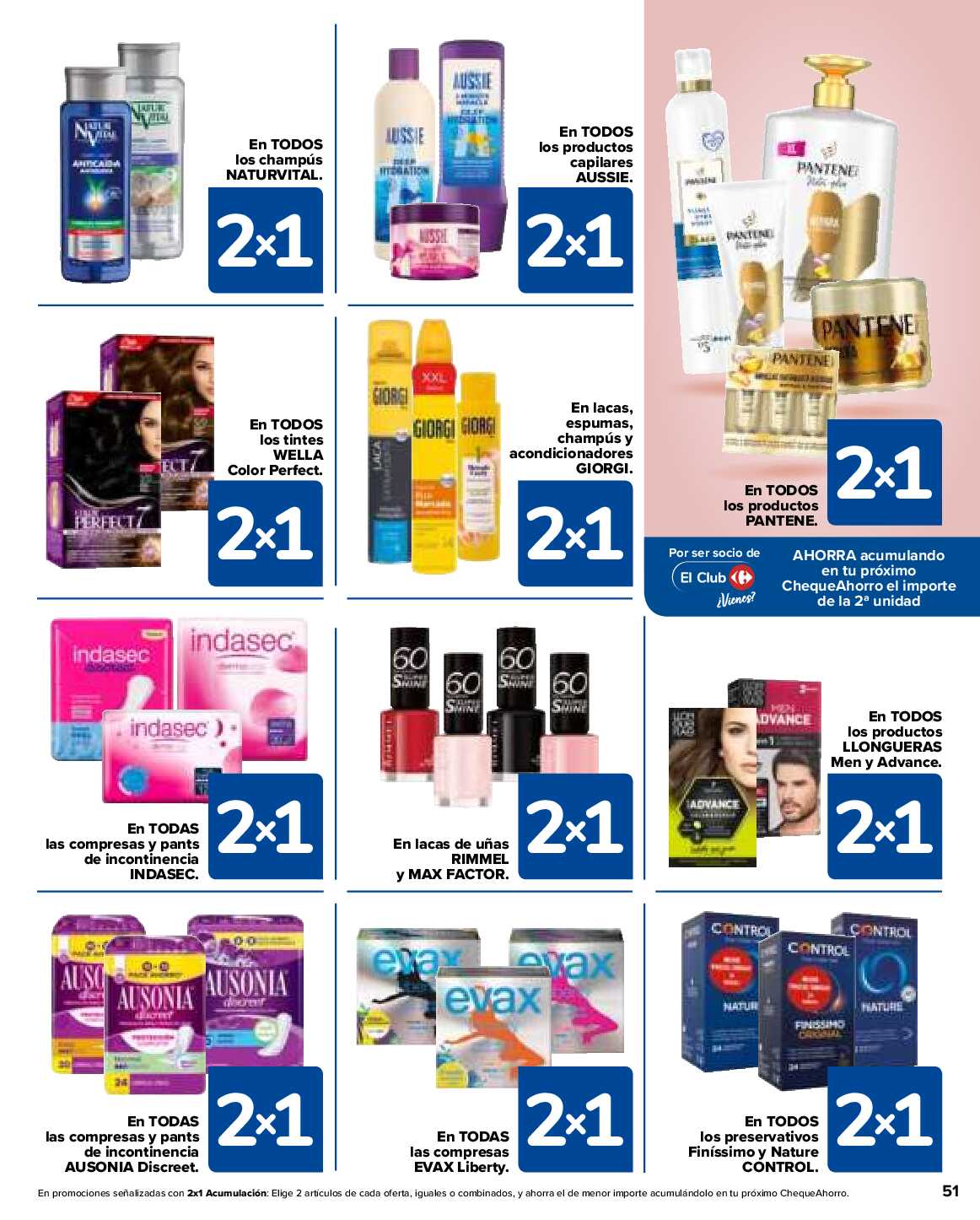 2x1 en más de 1600 productos Carrefour. Página 51