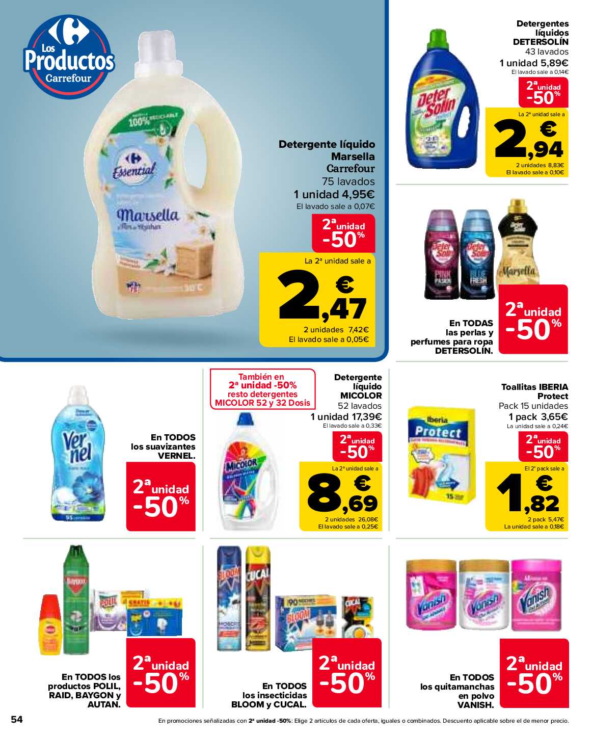 2x1 en más de 1600 productos Carrefour. Página 54