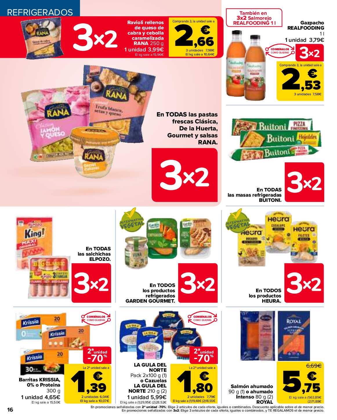 3x2 en miles de productos Carrefour. Página 16