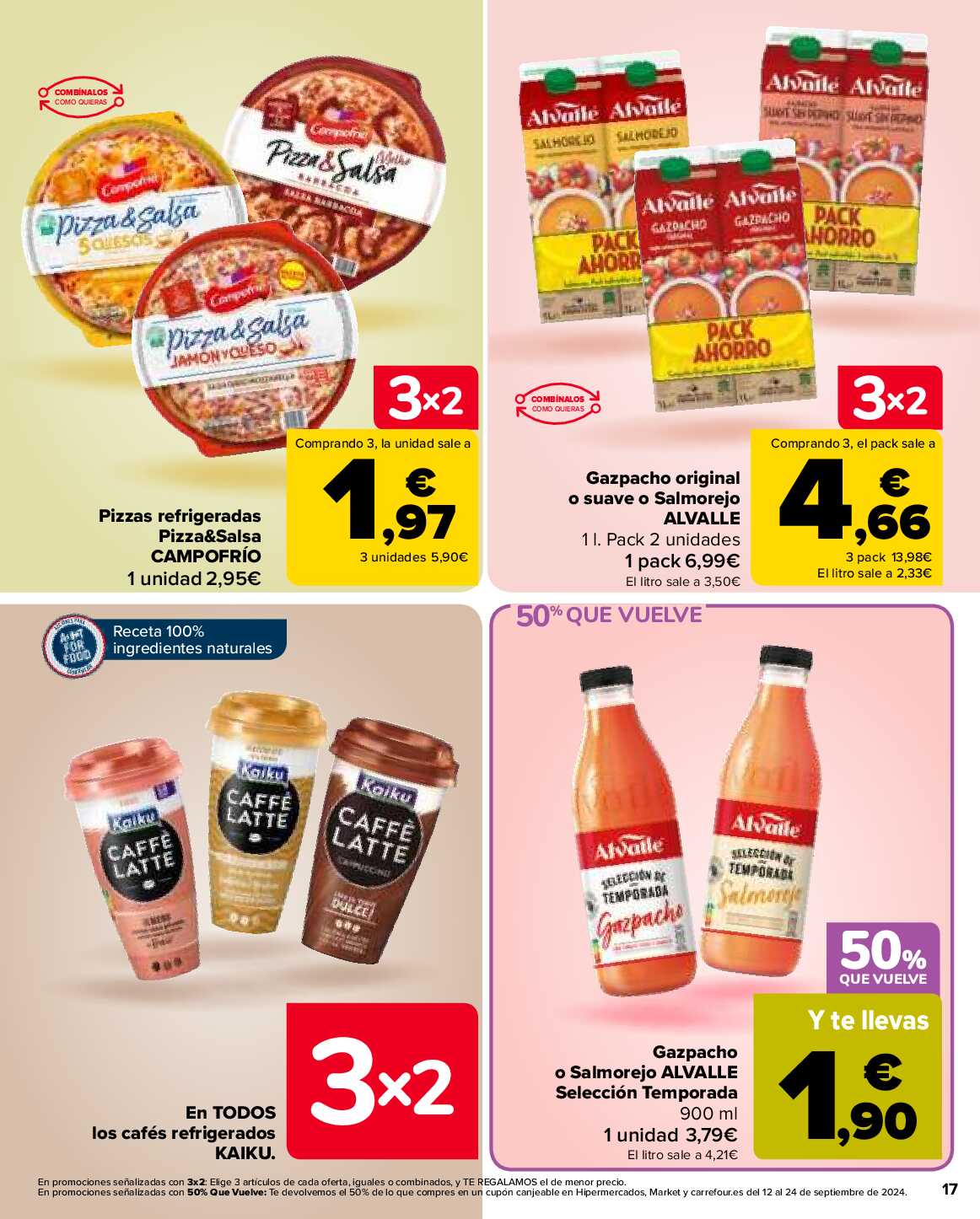 3x2 en miles de productos Carrefour. Página 17