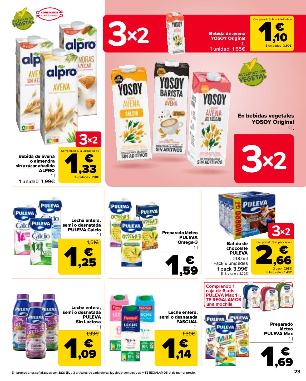 3x2 en miles de productos Carrefour. Página 23