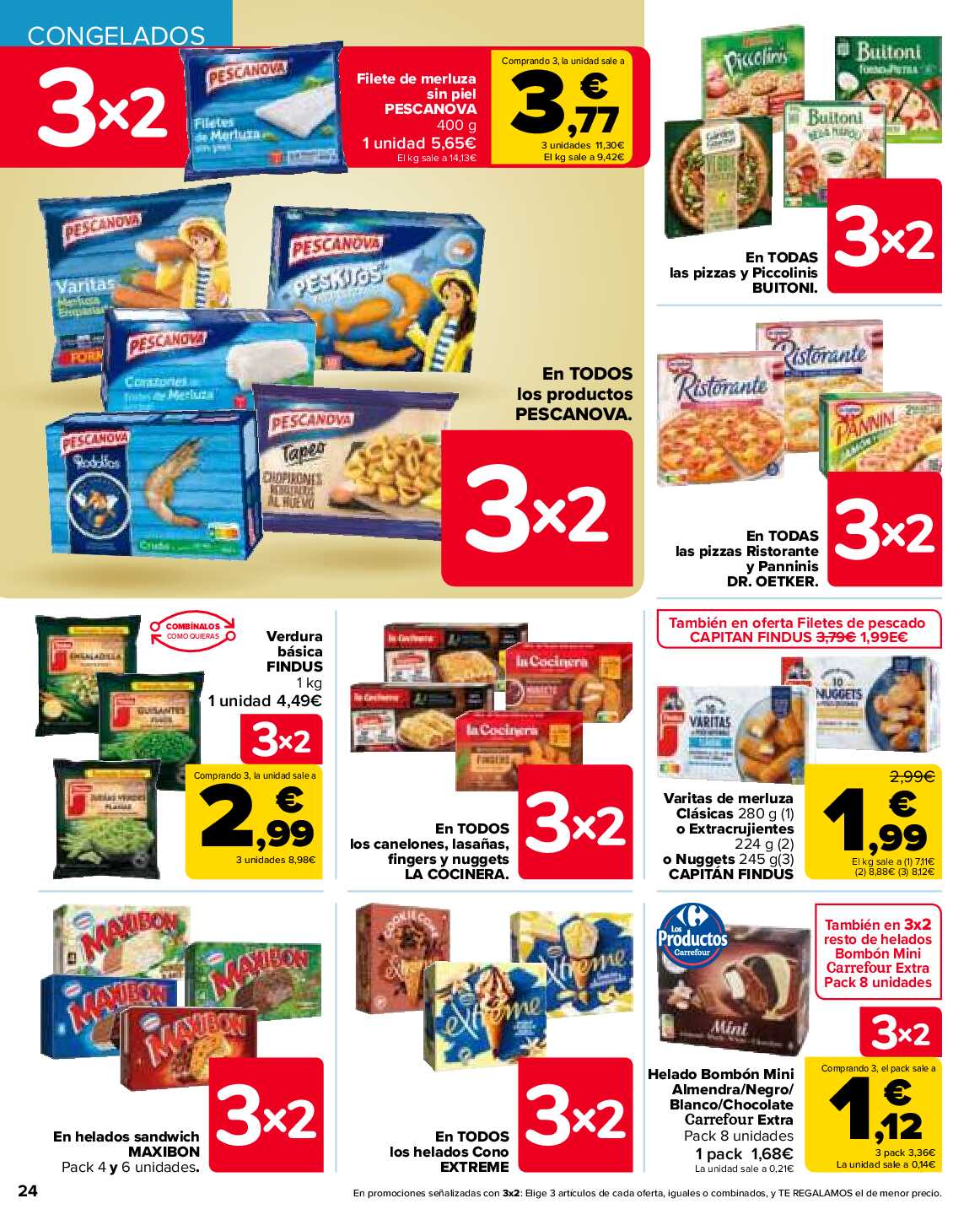 3x2 en miles de productos Carrefour. Página 24