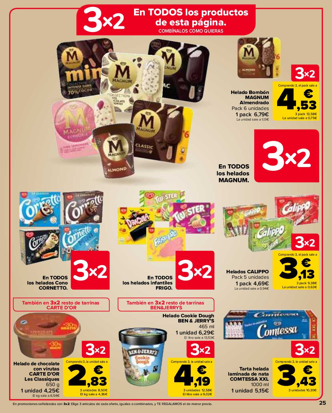 3x2 en miles de productos Carrefour. Página 25