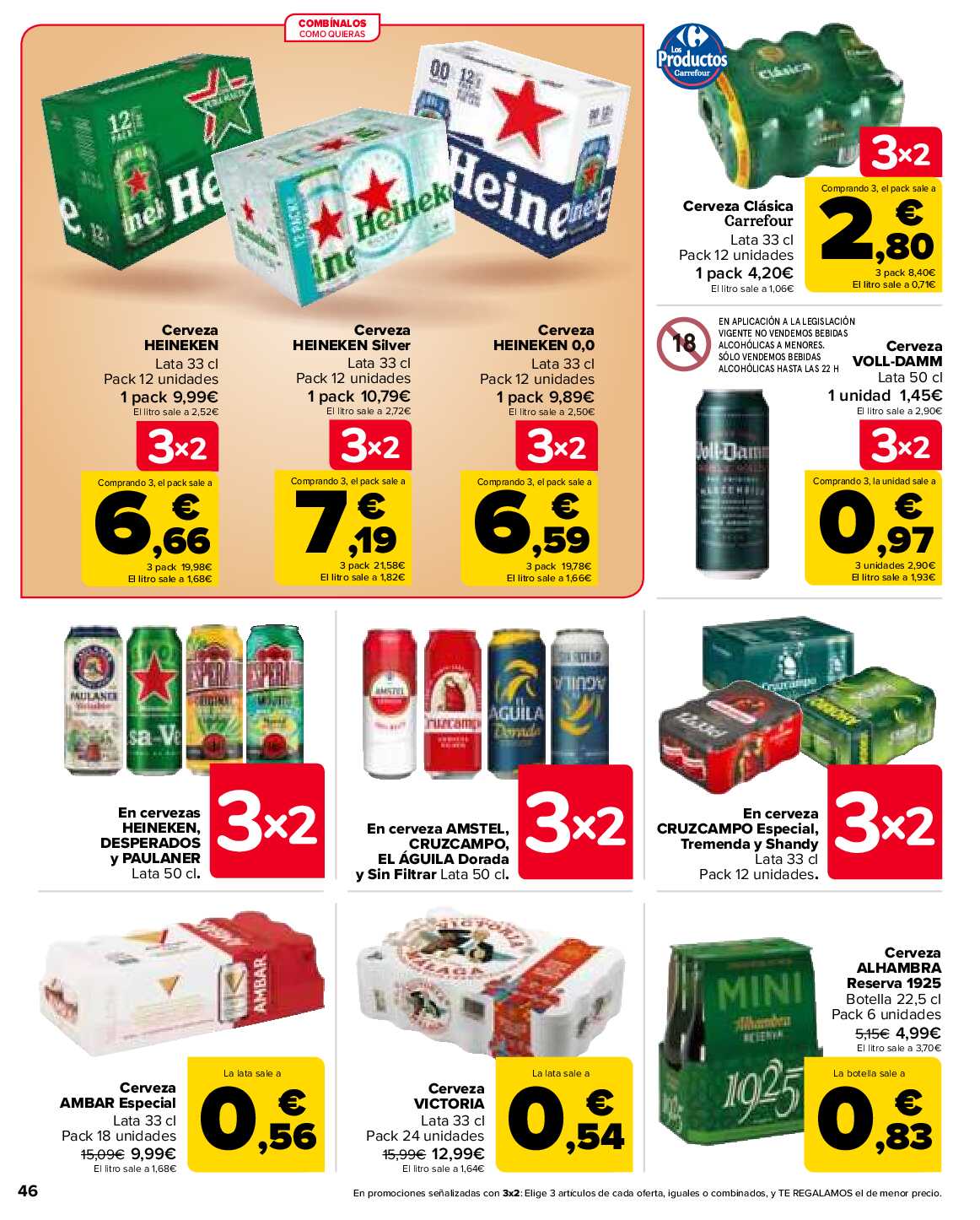 3x2 en miles de productos Carrefour. Página 46