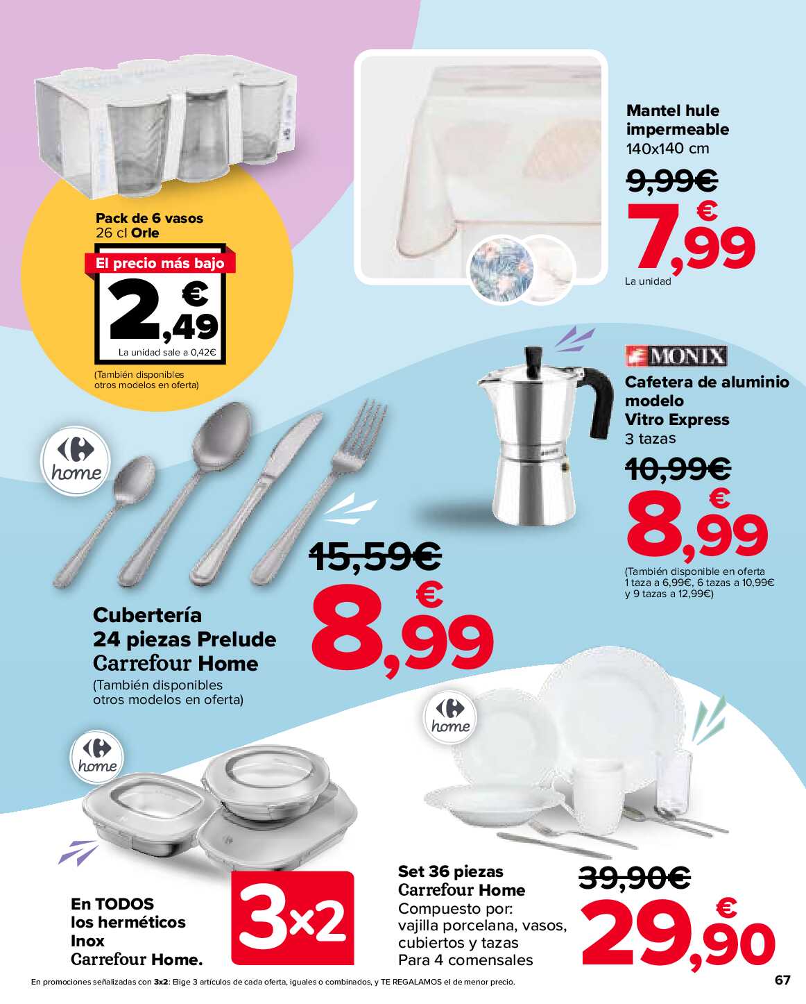 3x2 en miles de productos Carrefour. Página 67