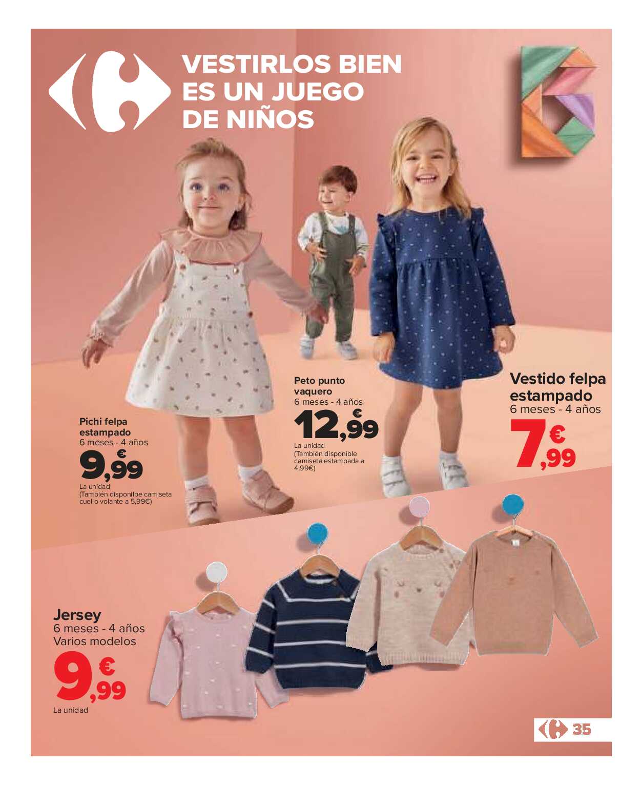 Ahorrar es  un juego de niños Carrefour. Página 35