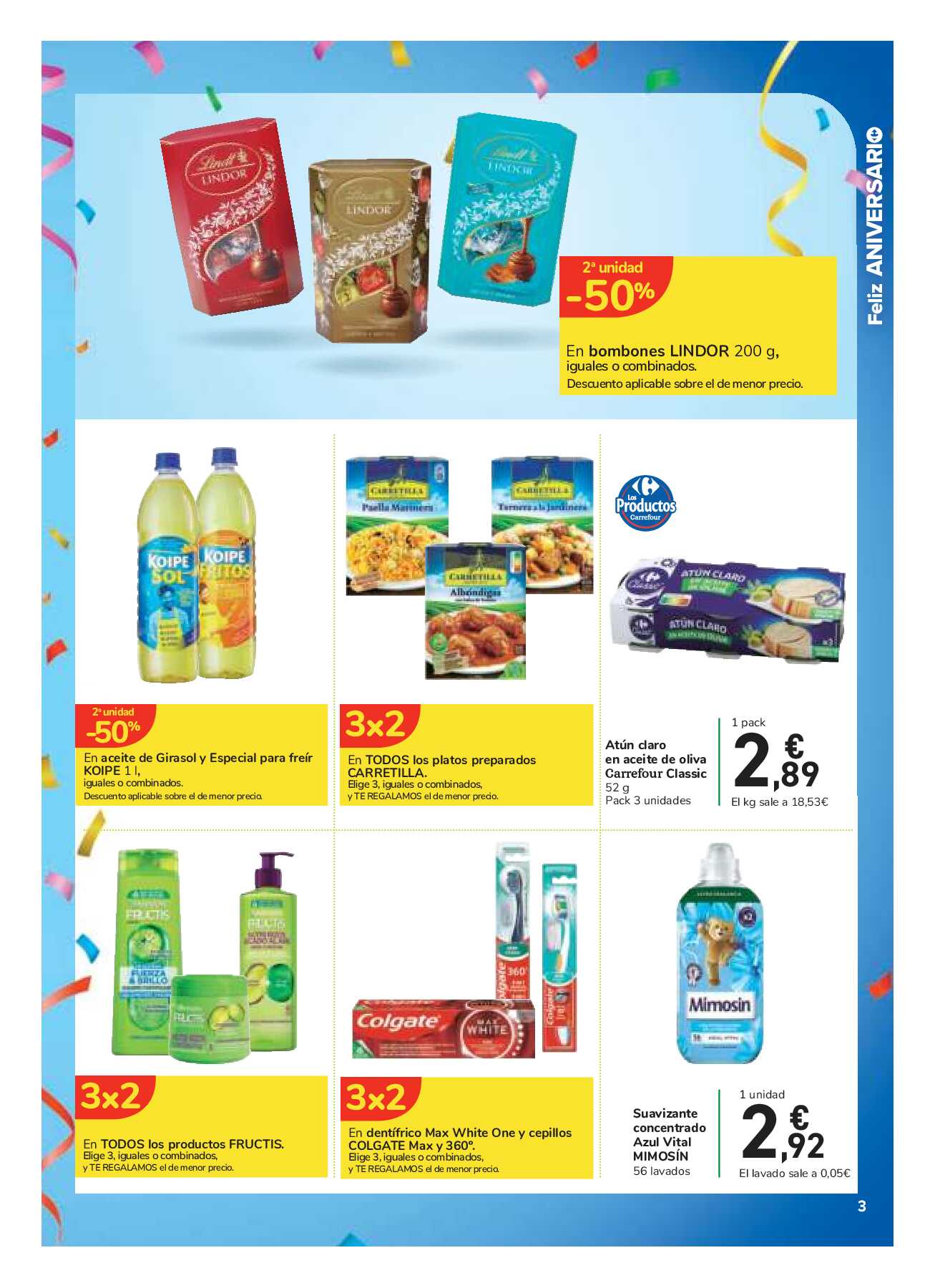 Folleto ofertas quincenales Carrefour Express. Página 03