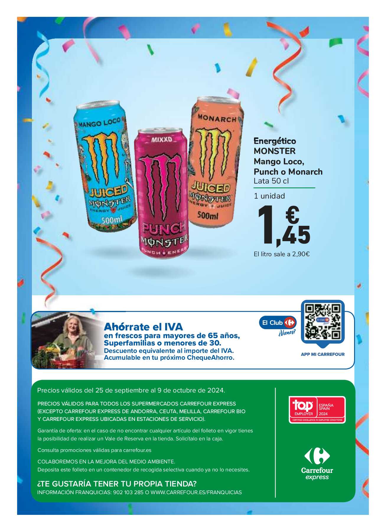 Folleto ofertas quincenales Carrefour Express. Página 04