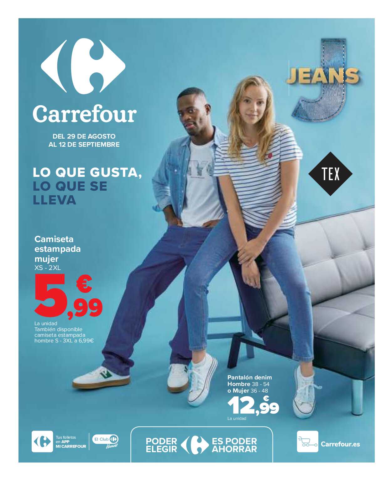 Carrefour jeans Carrefour. Página 01