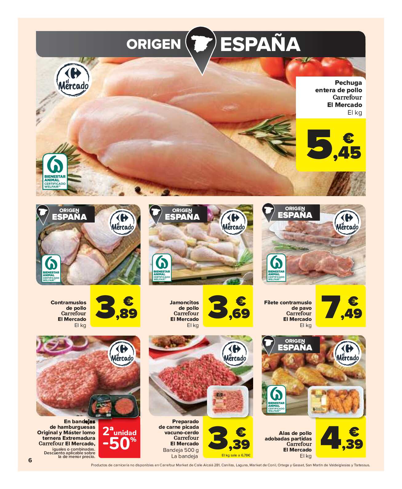 2x1 en una gran variedad de productos Carrefour Market. Página 06