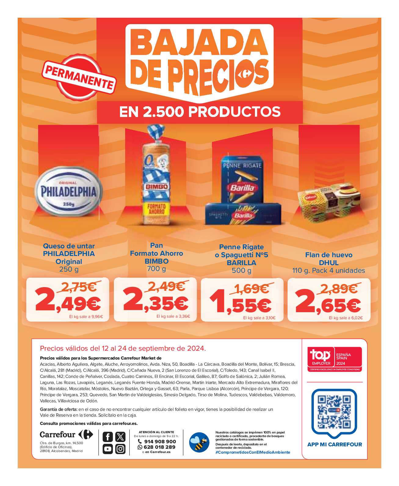 2x1 en una gran variedad de productos Carrefour Market. Página 24