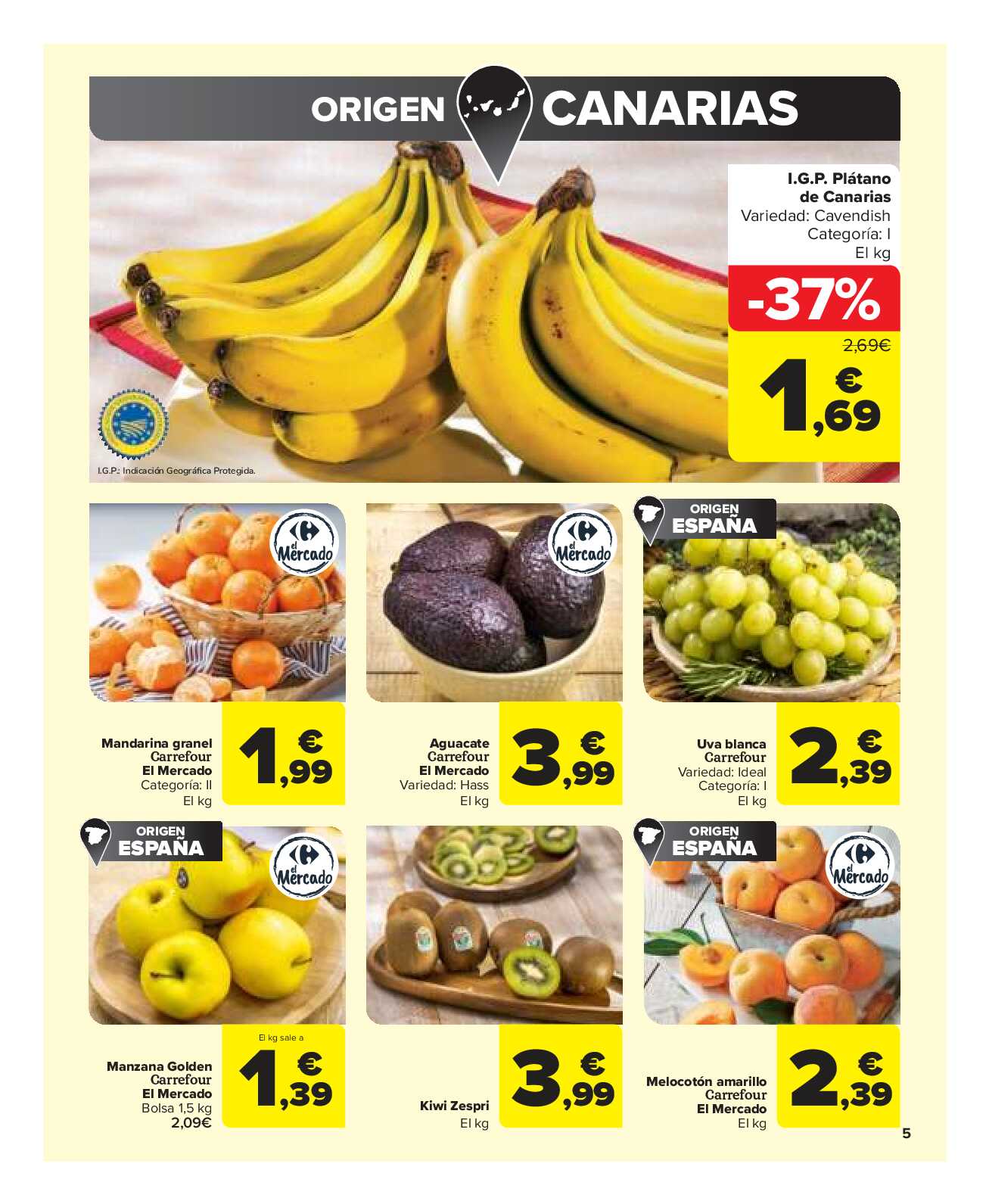 3x2 en una gran selección de productos Carrefour Market. Página 05