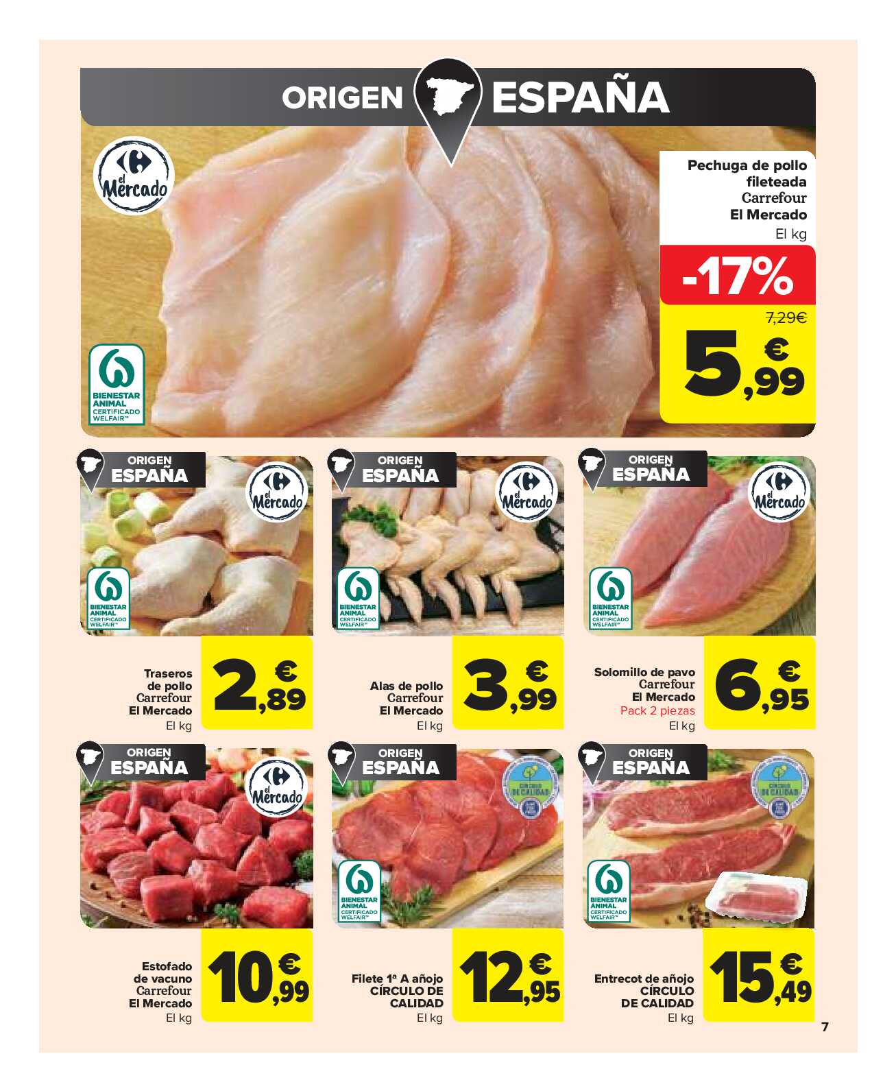 3x2 en una gran selección de productos Carrefour Market. Página 07