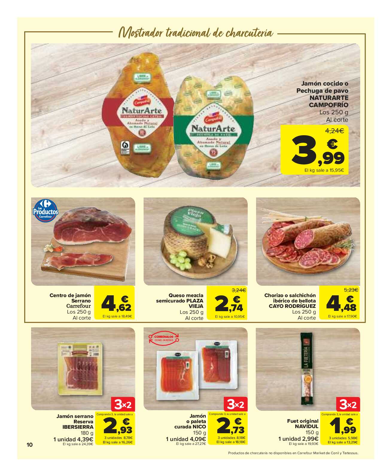 3x2 en una gran selección de productos Carrefour Market. Página 10