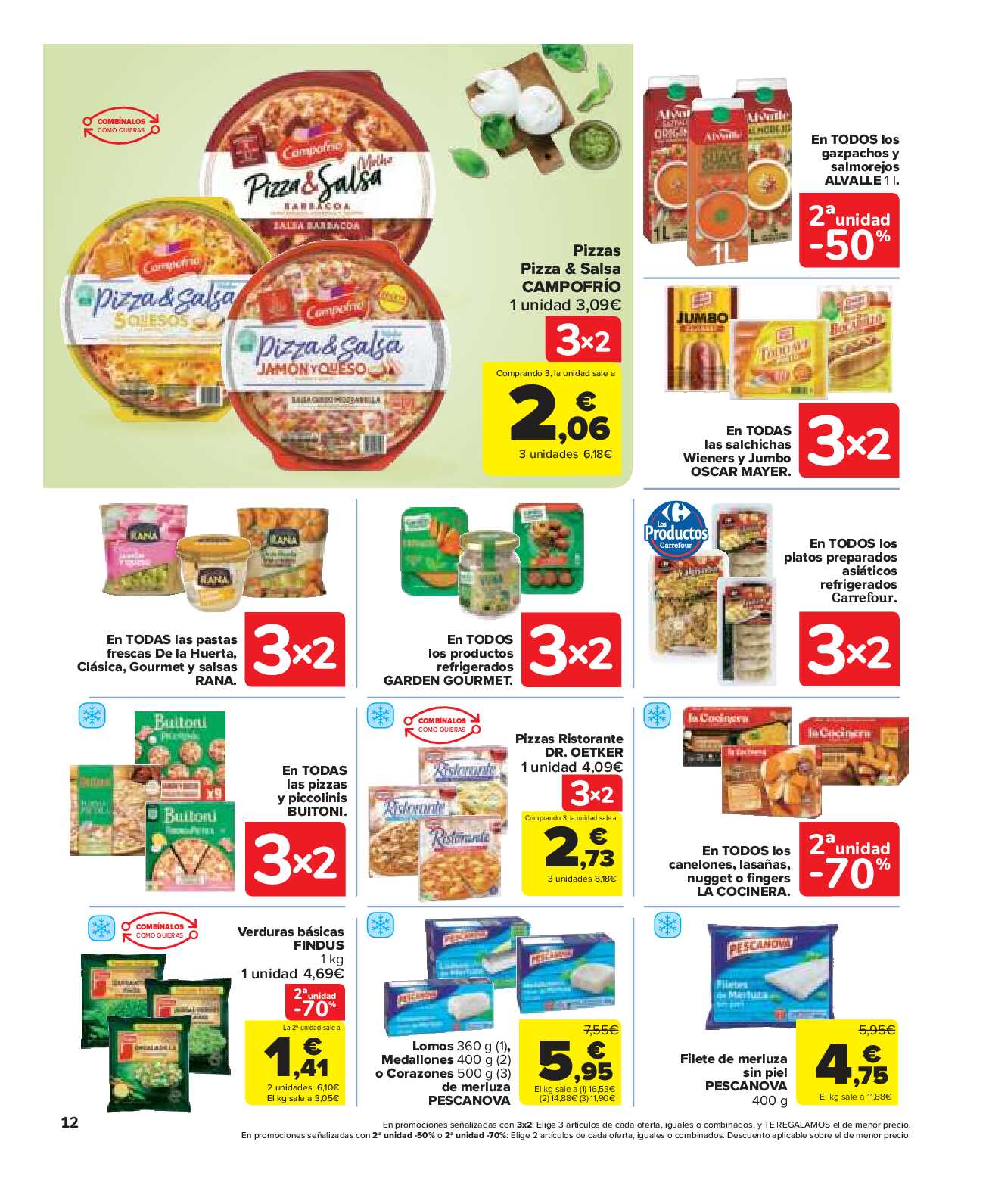 3x2 en una gran selección de productos Carrefour Market. Página 12