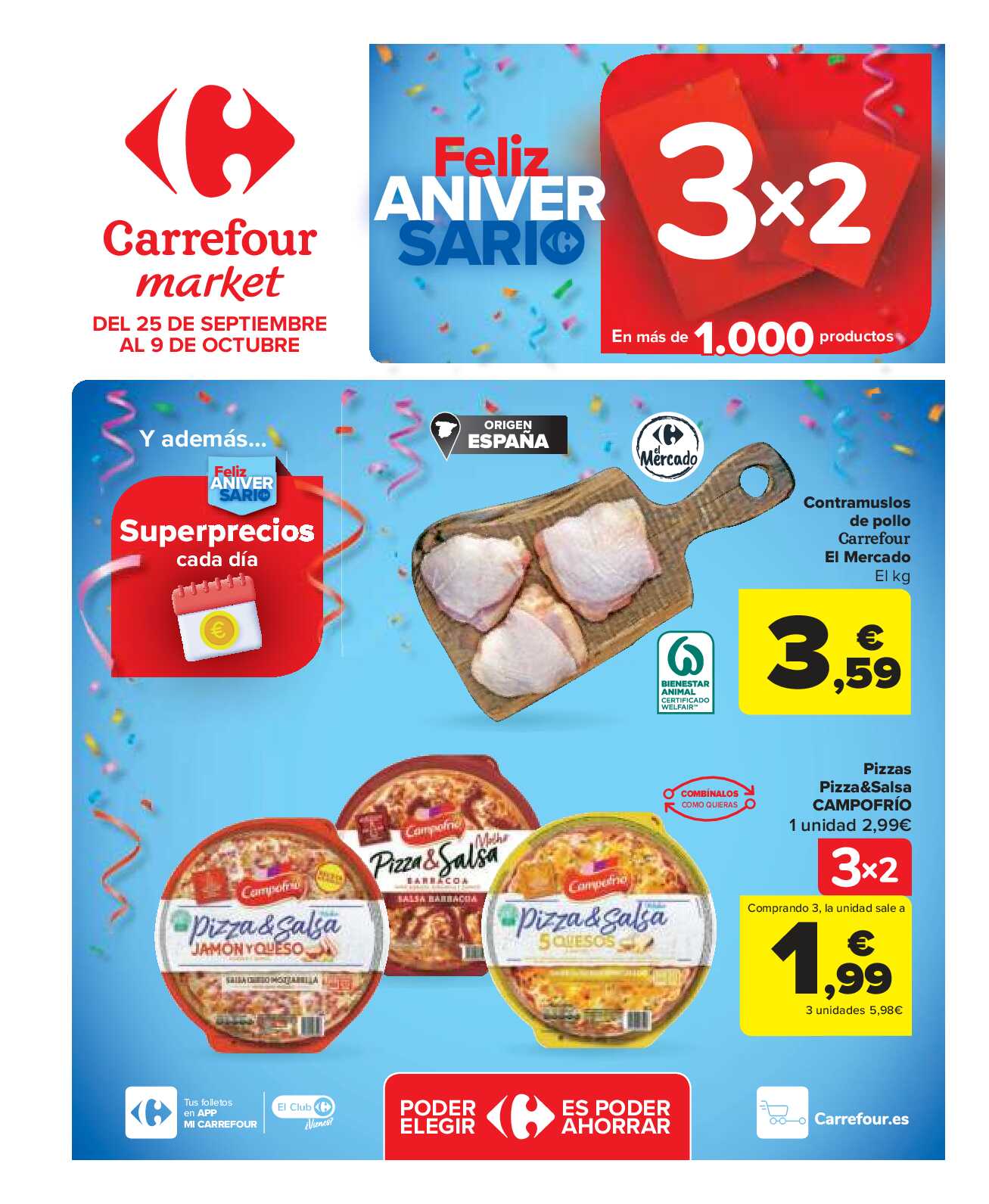 Ofertas quincenales Carrefour Market. Página 01