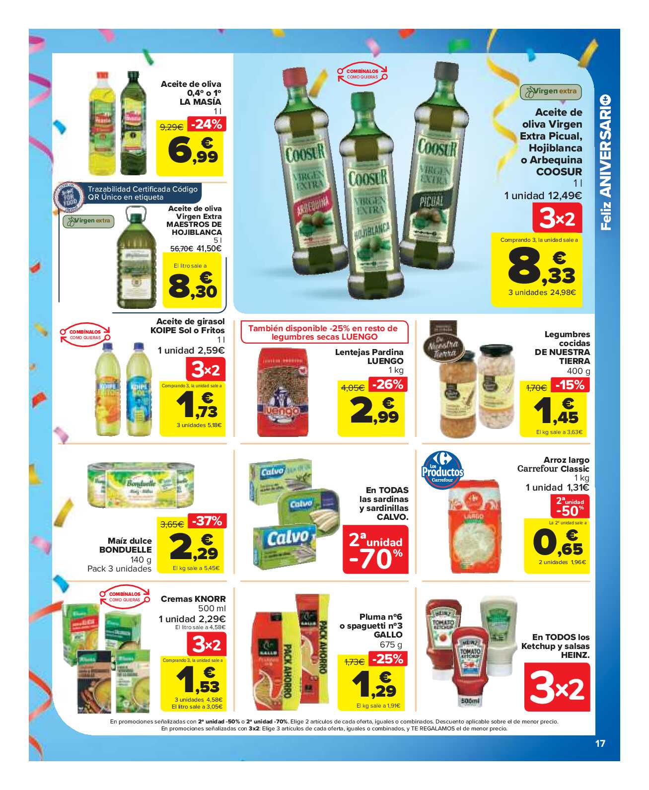 Ofertas quincenales Carrefour Market. Página 17